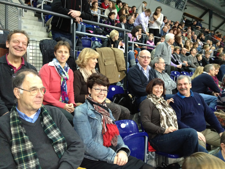 Die THC-Hockeyfans bei der Hockey EM 2012 in Leipzig