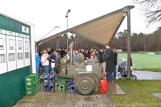 Der heimliche Star der THC Weihnachtsfeier 2012 - die original Gulaschkanone