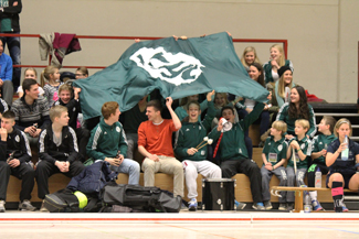 Die grüne Wand: Hanau´s Fans unterstützen ihre Mannschaften