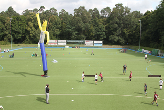 5 Stationen - 5 Aufgaben - nach bestandener Prüfung gab´s dann die DHB HYUNDAI Hockeymedaille