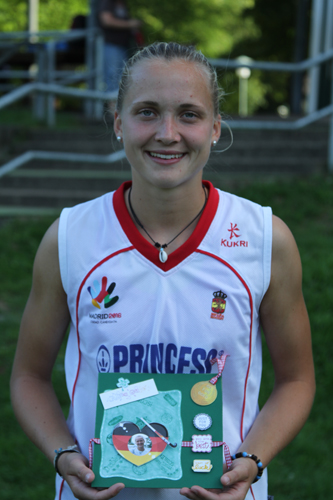 Marilena Krauss spielt bei der U21-Europameisterschaft in Den Bosch für Deutschland