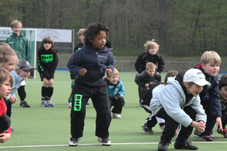 Über 40 Kinder waren beim Hockey-Ostercamp 2012 im 1. Hanauer THC dabei!