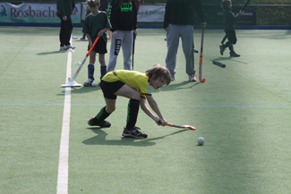 Über 40 Kinder waren beim Hockey-Ostercamp 2012 im 1. Hanauer THC dabei!