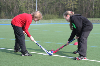 Über 40 Kinder waren beim Hockey-Ostercamp 2012 im 1. Hanauer THC dabei!