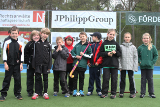 Über 40 Kinder waren beim Hockey-Ostercamp 2012 im 1. Hanauer THC dabei!