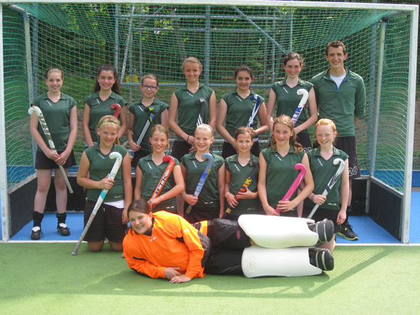 Siegten im Pokalwettbewerb: die Mädchen A des 1. Hanauer THC