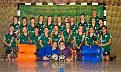 Die Mädchen B stehen in der Endrunde der Hessenmeisterschaft Halle 2014-2015