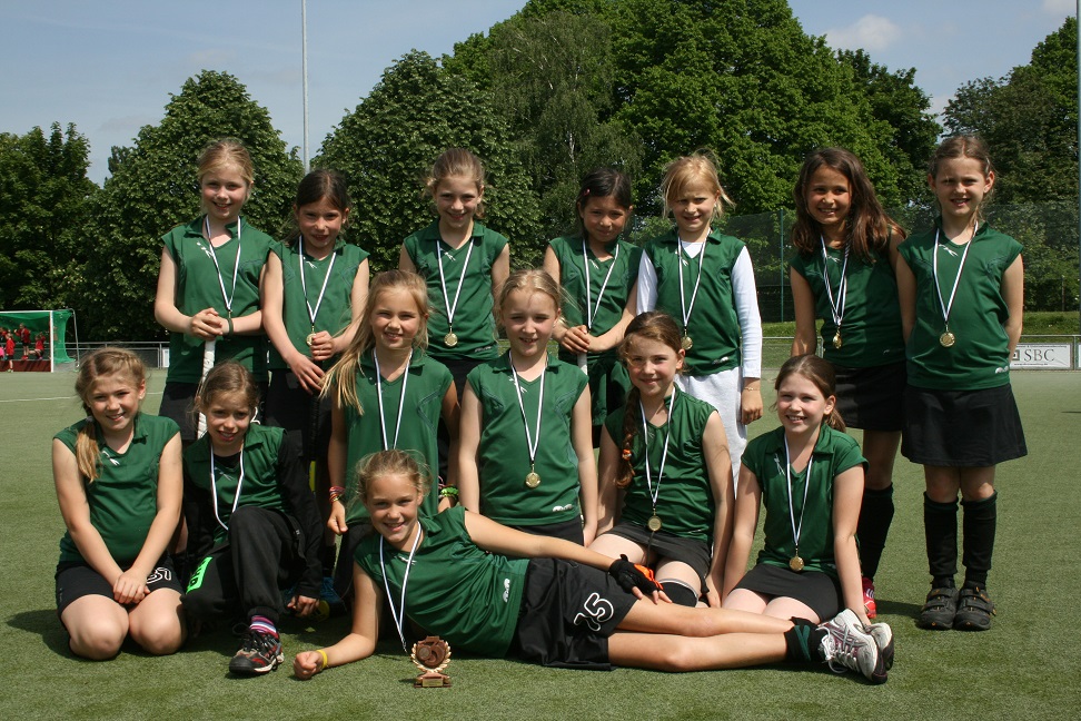 Die Mädchen C des Hanauer THC e.V. beim Vorbereitungsturnier in Mönchengladbach-Reydt