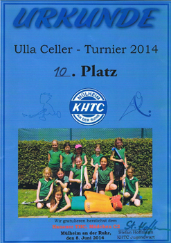 Ulla Celler Turnier  2014 in Mühlheim an der Ruhr