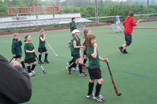 THC Mädchen D beim Puffbohnenturnier 2012 beim Erfurter HC in Erfurt