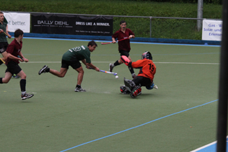 Tor für die MJA des 1. Hanauer THC gegen TEC Darmstadt