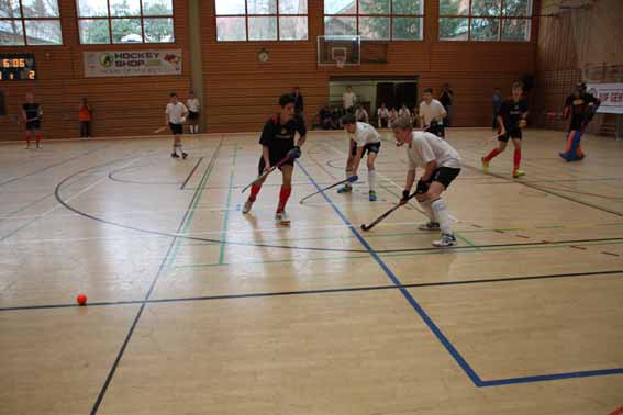 Die MJB des Hanauer THC bei der Süddeutsche Meisterschaft Halle 2013-2014