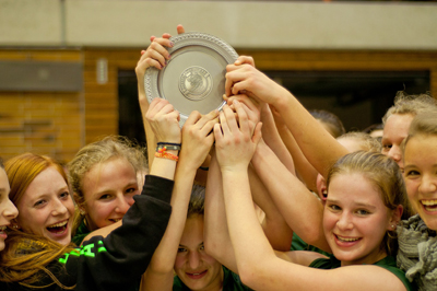 Hessenmeister 2011-2012 - die Mädchen A des 1. Hanauer THC