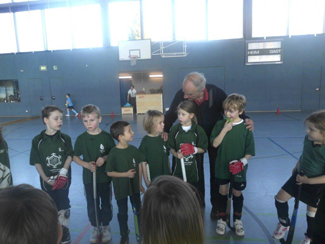 Die Minis des 1. Hanauer THC mit Werner Studemund