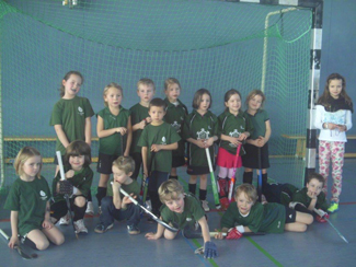 Die Minis des 1. Hanauer THC mit Werner Studemund