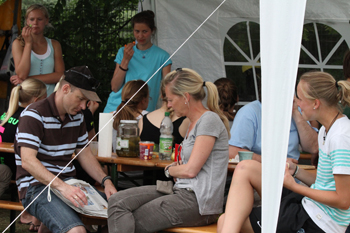 Das Hanauer Verpflegungszelt 2012