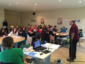 Gut besucht: Der Schiedsrichterlehrgang im 1. Hanauer THC am 13.12.2014