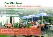 DAS CLUBHAUS in Hanau WIlhelmsbad - die sportliche Gastronomie im 1. Hanauer THC