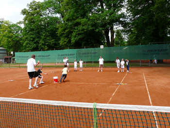 Die Tennisplätze E bis 3 des 1. Hanauer Tennis- und Hockey-Club e.V.