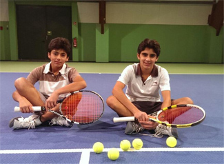 Ram und Nour - 2 Jungs, die in Frieden Tennis spielen wollen Ram und Nour - 2 Jungs, die in Frieden Tennis spielen wollen